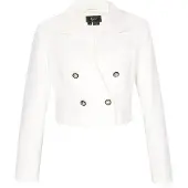 Faina Blazer blanc cassé