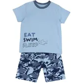 Chicco Pyjama bleu marine / bleu clair