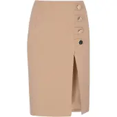 Faina Jupe beige foncé