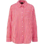 s.Oliver Black Label Chemisier rouge clair / blanc