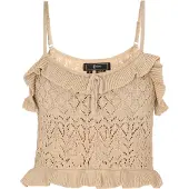 Faina Tops en tricot 'Festive' beige