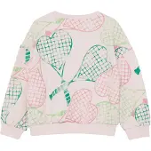 s.Oliver Sweat-shirt vert / rose / poudre