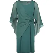 Vera Mont Robe vert foncé