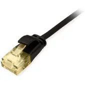 Equip 626903 Patchkabel Cat6A Slim U/UTP 2xRJ45 1.00m schw. LSZH Polybeutel