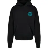 Merchcode Sweat-shirt 'Dance Under Stars' gentiane / pétrole / rose / noir