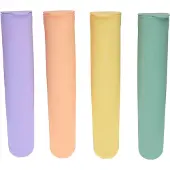 Sans marque Moule à glace en silicone, 4 pièces, Bacs à glaçons + moules à glace, Or, Orange, Vert, Violet, Jaune, Multicolore