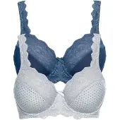 Bonprix Lot de 2 soutiens-gorge à armatures et dentelle