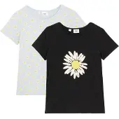 Bonprix Lot de 2 T-shirts 100% coton