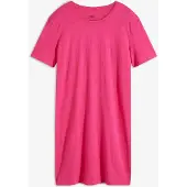 Bonprix Chemise de nuit oversize en fil flammé