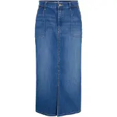 Bonprix Jupe en jean avec fente