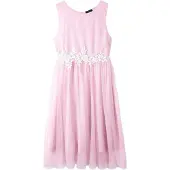 Bonprix Robe midi avec empiècement dentelle