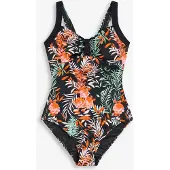 Bonprix Maillot 1 pièce sculptant, maintien modéré