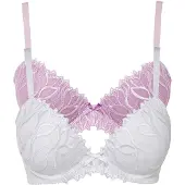 Bonprix Lot de 2 soutiens-gorge à coques et broderies