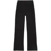 Bonprix Pantalon évasée en coton extensible avec fentes sur les côtés