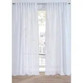 Bonprix Rideau aspect lin normal et extra large (1 pce)