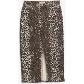 Bonprix Jupe en twill de coton extensible