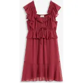 Bonprix Robe trapèze en crêpe