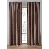 Bonprix Lot de 2 rideaux obscurcissants texturés