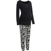 Bonprix Pyjama d’allaitement en coton extensible