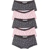 Bonprix Lot de 5 culottes en coton doux et extensible