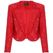 Faina Blazer rouge chiné
