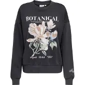 ONLY Sweat-shirt 'ONLFleur' or / gris basalte / vert clair / blanc