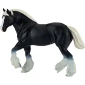 MOJO Horse World Cheval Clydesdale noir - 381083