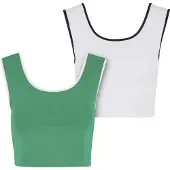 Urban Classics Haut vert / noir / blanc
