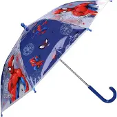 Marvel Garçons, Parapluie, Spider-Man Regenschirm Rainy Days Blue, Multicolore