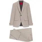 HUGO Costume deux pièces Slim Fit en coton et lin