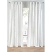 Bonprix Lot de 2 voilages en polyester recyclé