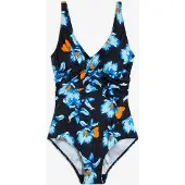 Bonprix Maillot 1 pièce, effet croisé
