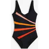 Bonprix Maillot sculptant à empiècement, maintien modéré