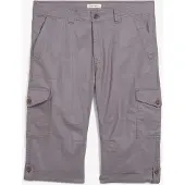 Bonprix Bermuda long cargo en lin mélangé, regular