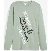 Bonprix T-shirt manches longues 100% coton