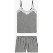 Bonprix Pyjashort avec dentelle