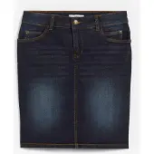Bonprix Jupe en jean extensible