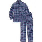 Bonprix Pyjama en flanelle avec boutons et manches longues