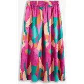 Bonprix Jupe en satin imprimée