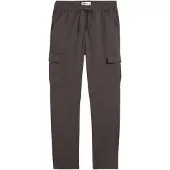 Bonprix Pantalon cargo 100% coton, coupe droite et loose