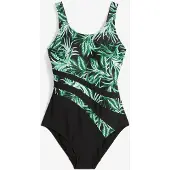 Bonprix Maillot 1 pièce sculptant, maintien modéré