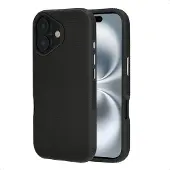 Accezz Coque Tough avec MagSafe pour Apple iPhone 16 - Noir
