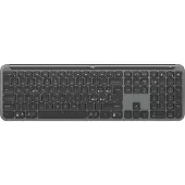 Logitech Signature Slim Combo MK950, sans fil, sans fil RF + Bluetooth, bouton de défilement, QWERTY, graphite, souris incluse