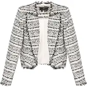 Faina Blazer noir / blanc cassé