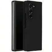 Accezz Coque Liquid Silicone Samsung Galaxy Z Fold 5 - Noir