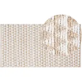 Beliani Glianis Dvajan en jute 80 x 150 cm beige couleur TUNCELI