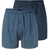 Schiesser Boxers 'Basic' bleu foncé