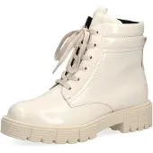Caprice Bottines à lacets blanc cassé