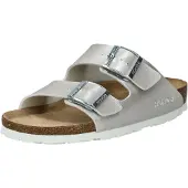 Rohde Chaussons d'intérieur Alba pour femmes, modèle pantoufle, couleur argent, pour un usage quotidien