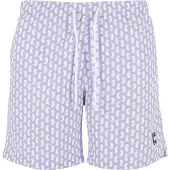 Urban Classics Shorts de bain lavande / noir / blanc